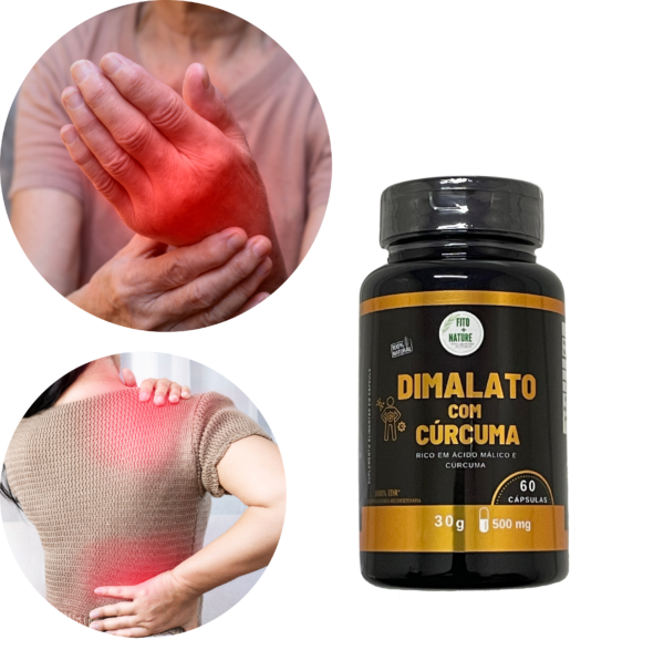 Dimalato com Cúrcuma 60cps 500mg - Imagem 2