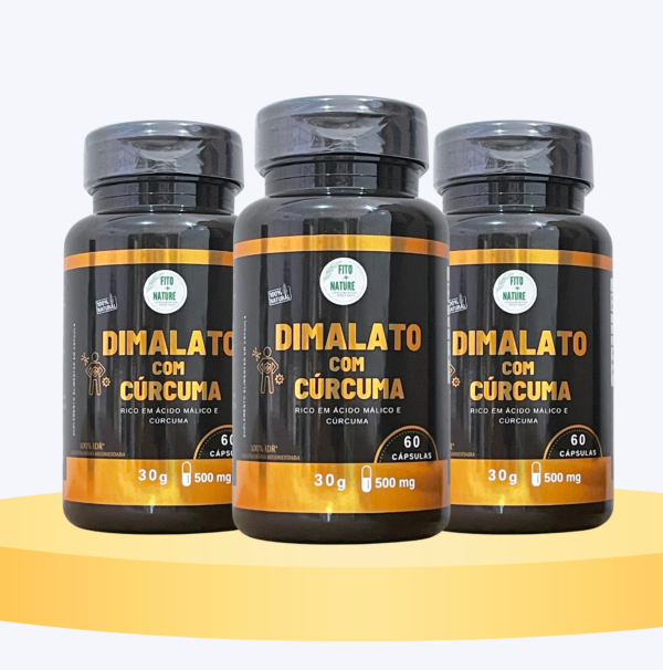 Dimalato com Cúrcuma 60cps 500mg - Imagem 3