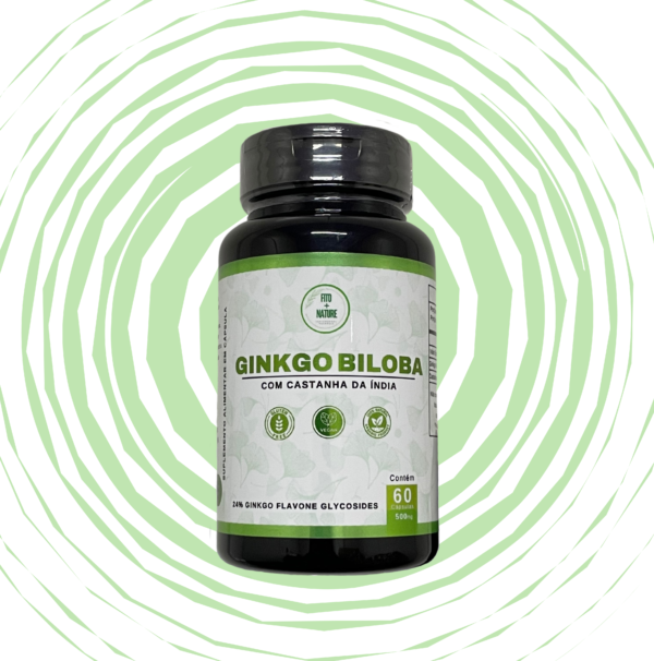 Ginkgo Biloba c/ Castanha da Índia 60 cápsulas 500mg - Imagem 4