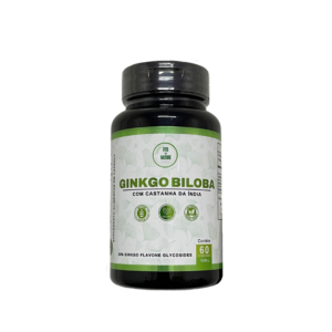 Ginkgo Biloba c/ Castanha da Índia 60 cápsulas 500mg