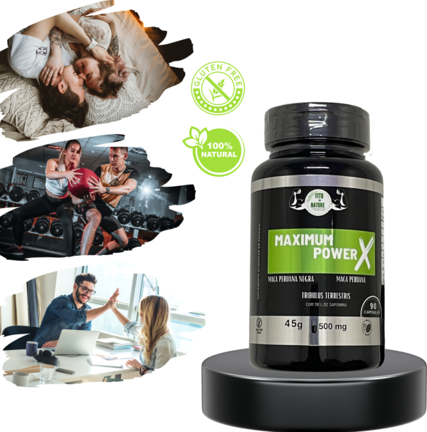 Maximum Power 90cps 500mg revigore suas energias - Imagem 2