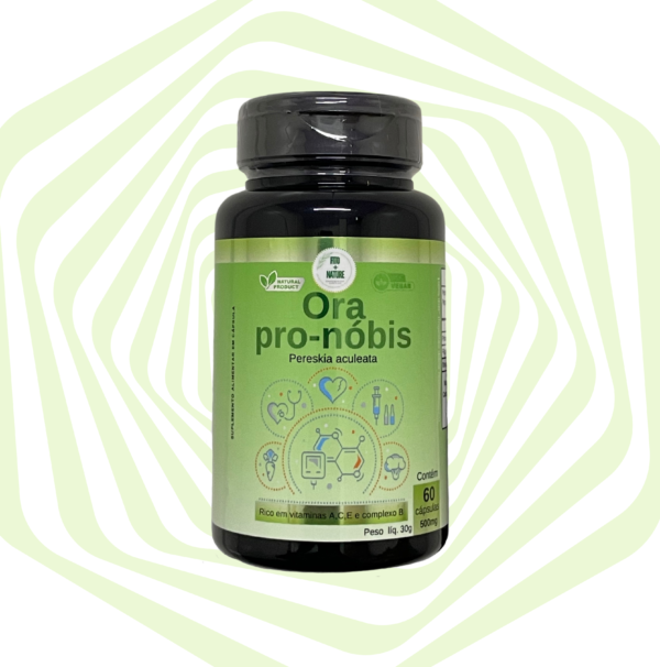 Ora Pro-Nóbis 60 cápsulas 500mg - Imagem 5