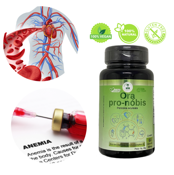 Ora Pro-Nóbis 60 cápsulas 500mg - Imagem 2