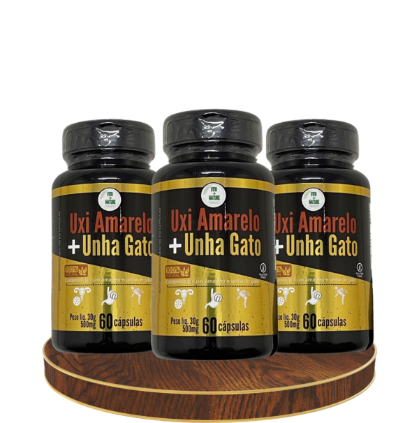 Uxi amarelo e Unha de gato 60cap 500mg - Imagem 4