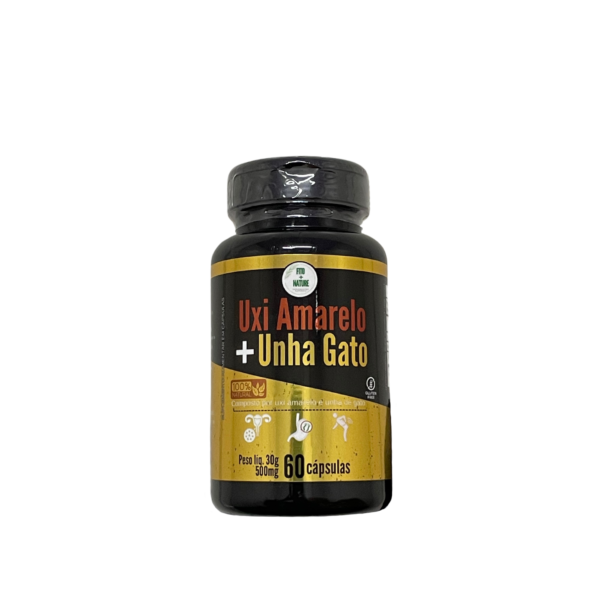 Uxi amarelo e Unha de gato 60cap 500mg