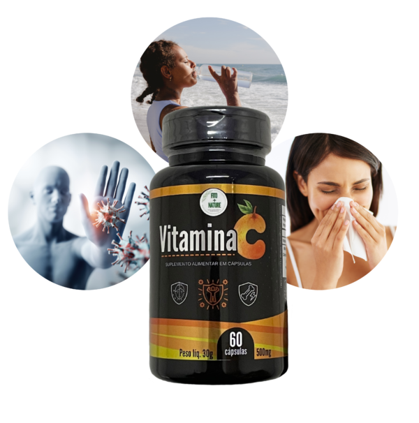 Vitamina C 60 caps 500mg - Imagem 4
