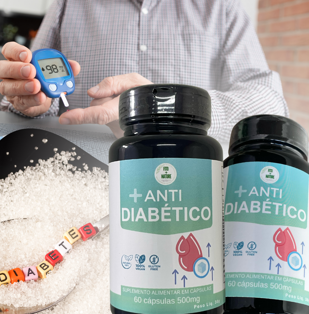 Como combater e controlar a diabetes com +ANTI DIABÉTICO 60cáps 500mg em 2025!
