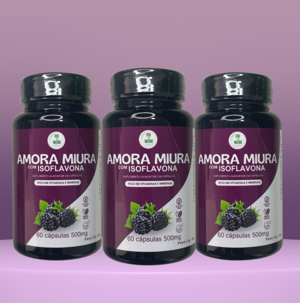 Amora Miura c Isoflavona 60cáps 500mg da fitomaisnature - Ajuda na saúde da mulher