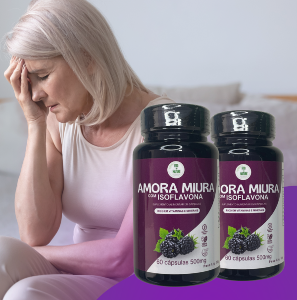 Amora Miura c Isoflavona 60cáps 500mg da fitomaisnature - Ajuda na saúde da mulher